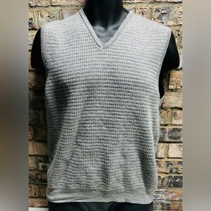 Fiesole Italian Merino Wool Sweater Vest XL Vintage